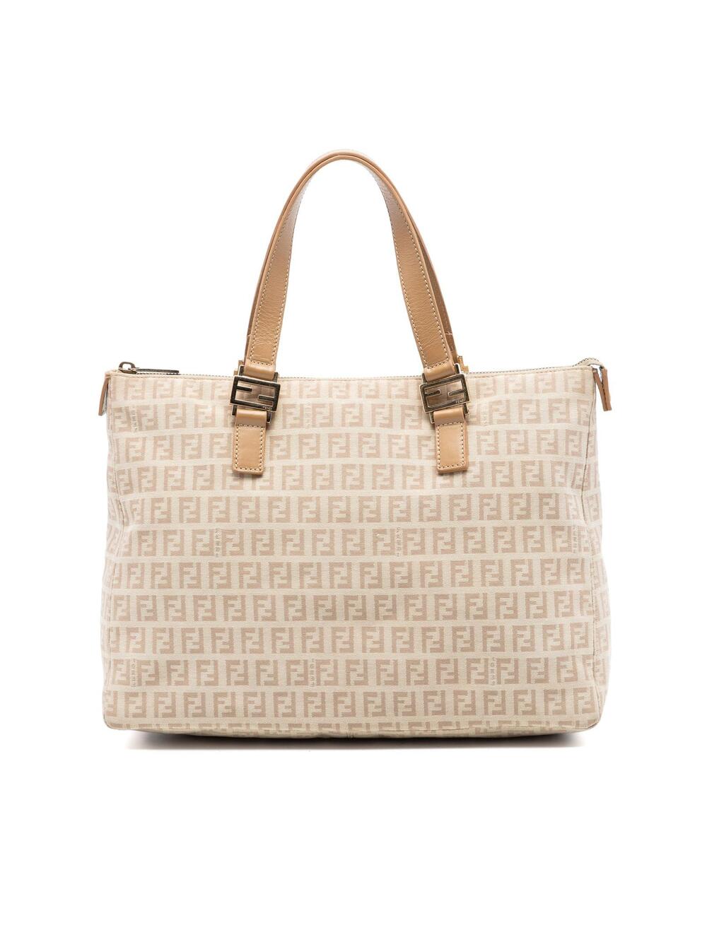 Fendi Zucchino Canvas Tote Pre-Loved #338522F61B
